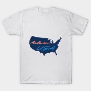 Made in USA, with neon light T-Shirt